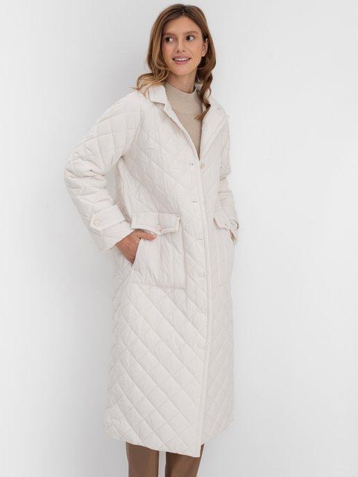 Пальто женское больших размеров теплая удлиненная куртка