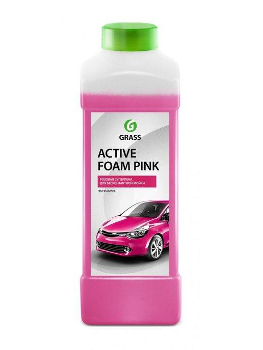 Автошампунь для б мойки Foam Pink активная пена 1 л