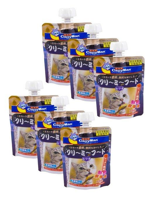 Сгущёнка на основе Японского тунца для кошек, 6 уп