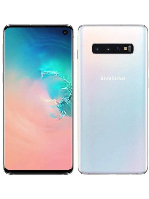 Samsung Galaxy S10 белый 8 128 Гб смартфон с 2 SIM