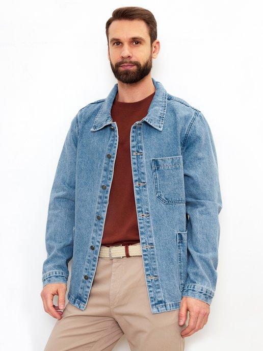 Куртка джинсовая прямая летняя большие размеры