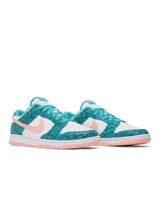 Кроссовки Nike Dunk Low 'Washed Teal Snakeskin'
