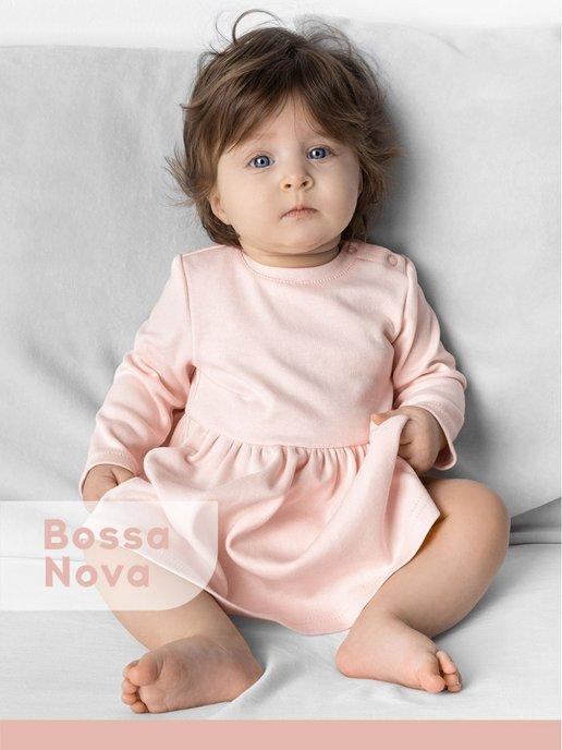 Платье для новорожденных девочек детское для малышей хлопок