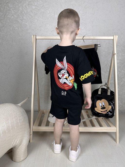 Спортивный костюм Mickey Mouse для мальчика шорты и футболка