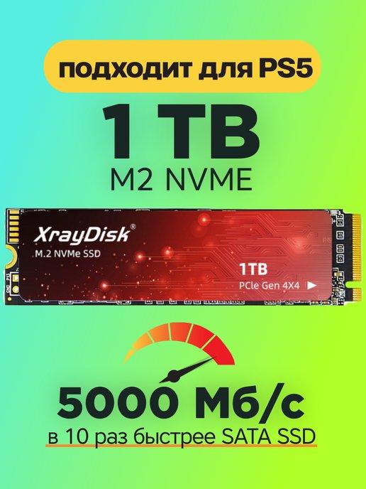 M2 SSD диск 1tb внутренний NVME накопитель PCI-e 4.0