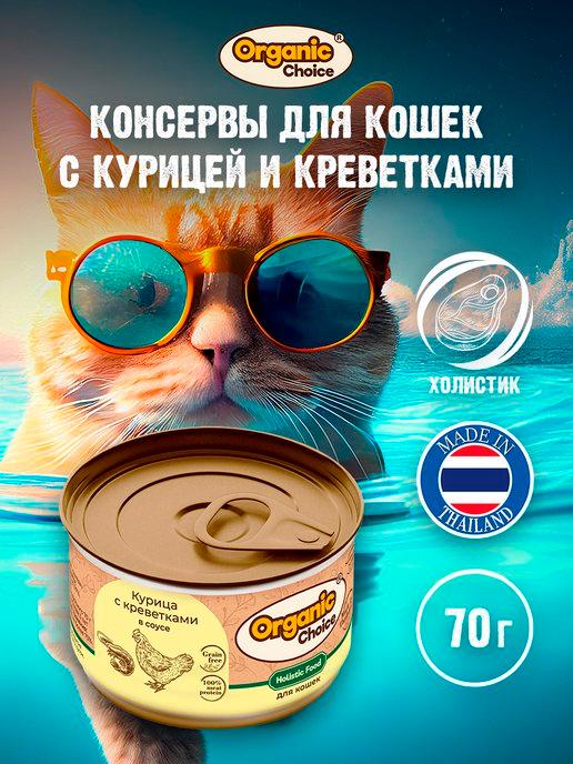 Влажный корм для кошек Холистик Тайланд 70 г