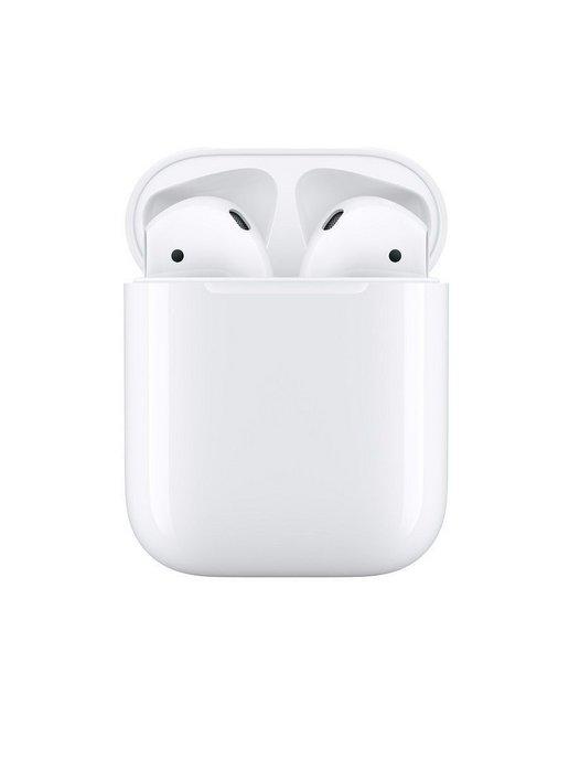 Наушники Airpods (2-го поколения) с зарядным футляром