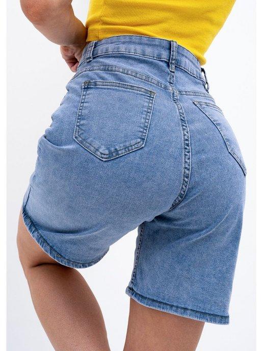 B. Fashion | Шорты джинсовые с высокой посадкой