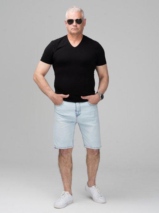Шорты мужские летние джинсовые пляжные трикотажные хлопок