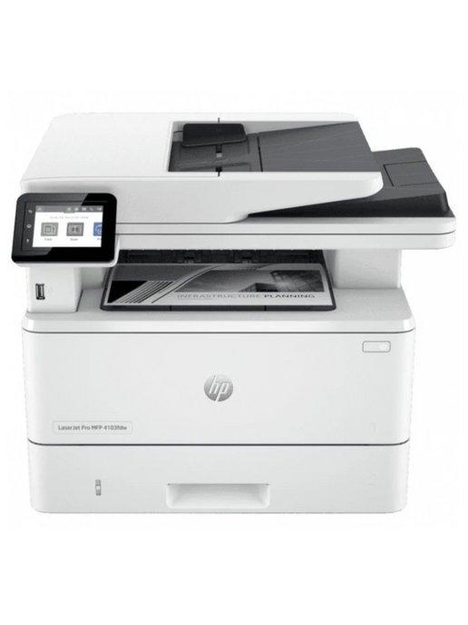 + USB кабель + МФУ лазерное HP LaserJet Pro 4103fdw (2Z629A)