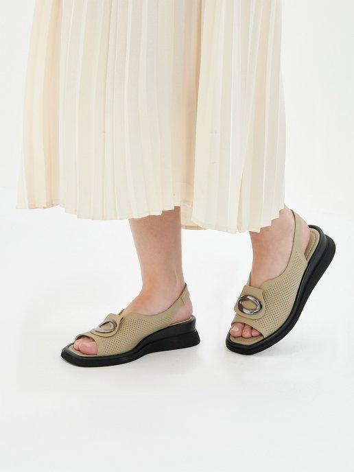 Босоножки кожаные сандалии летние туфли