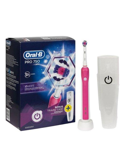 Электрическая зубная щетка Pro 750 розовая
