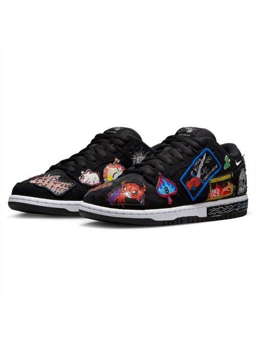 Кроссовки Nike Neckface x Dunk Low Pro SB 'Black'