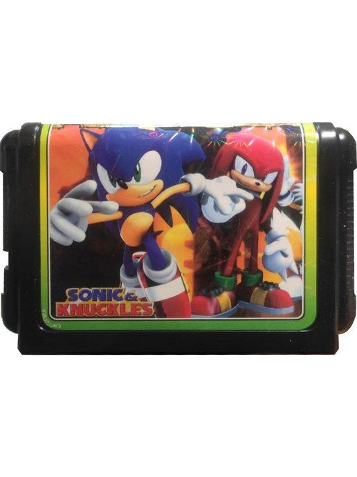 sonic | Игровой картридж SEGA 16 bit "Sonic&Knuckles",без коробки