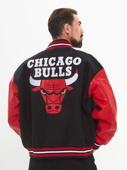 GameMerch (Одежда) | Бомбер утепленный Чикаго Буллз Chicago Bulls большой