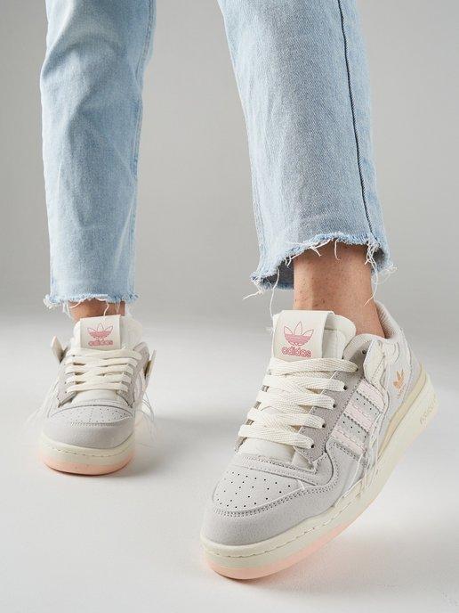 Кроссовки adidas Forum 84 Low Off White белые летние весна