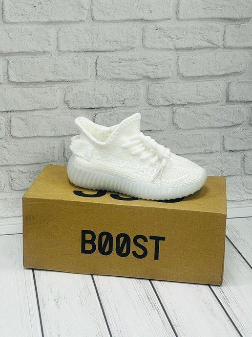 Кроссовки спортивные летние изики yeezy boost на платформе