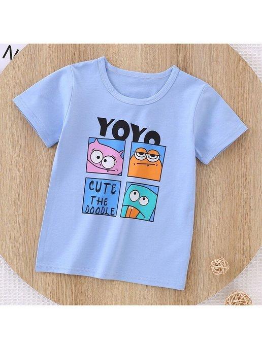 Базовая футболка детская для мальчика для девочки
