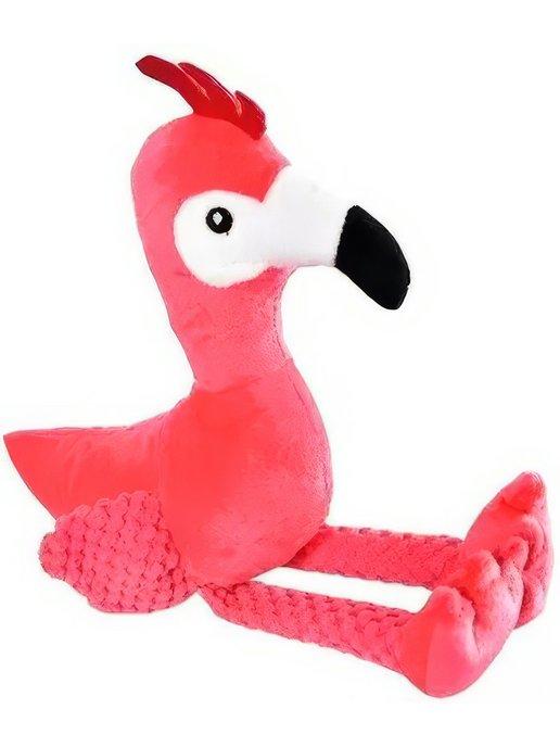 Игрушка Фламинго с пищалкой и шуршащим эффектом для собак