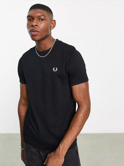 Fred Perry | Футболка с вышивкой Crew Neck