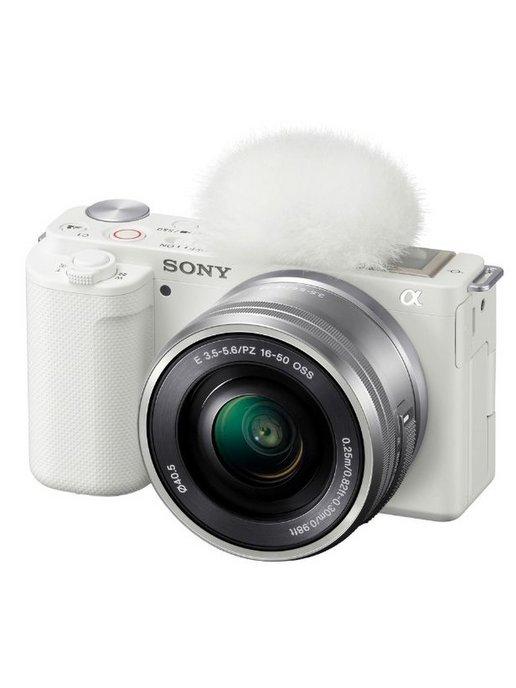 Sony | Фотоаппарат ZV-E10 kit 16-50mm белый