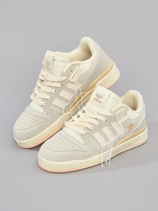 Кроссовки adidas Forum 84 Low Off White белые летние весна