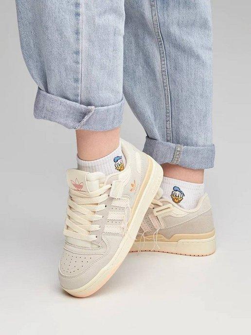 Кроссовки adidas Forum 84 Low Off White белые летние весна