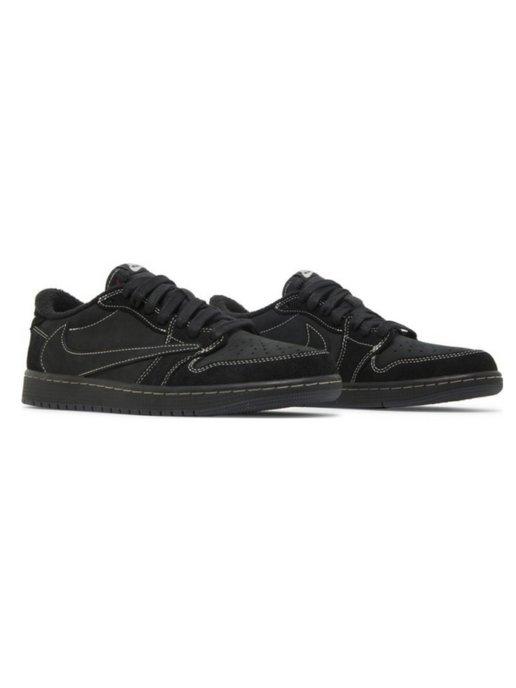 Sheaker shop | Кроссовки Air Jordan 1 Low x Travis Scott Black Phantom