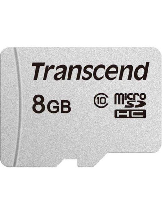 Карта памяти MicroSD 8GB Class 10, TS8GUSD300S