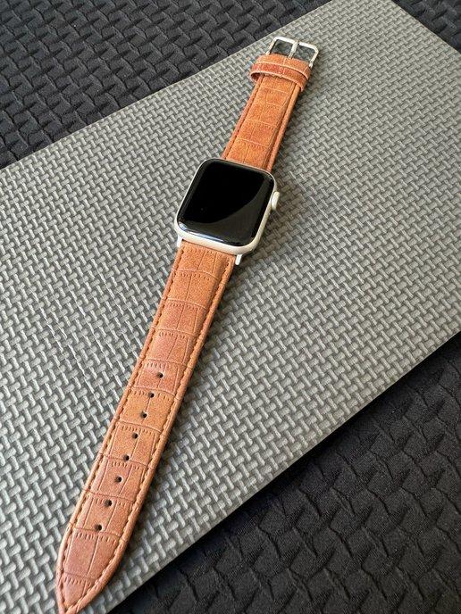 Кожаный ремешок для часов Apple Watch 38 40 41 mm