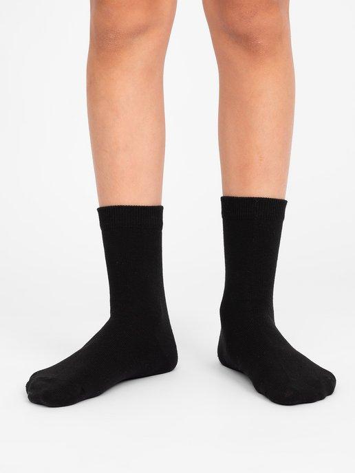 Носки для девочки подростковые черные 1 пара хлопок