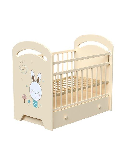 Кроватка для новорожденного Lucy с маятником и ящиком