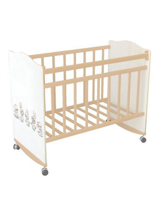 Кроватка для новорожденного My Dream колесо-качалка