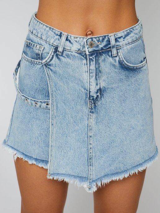 юбка-шорты джинсовые летние турция