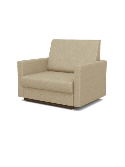 Кресло-кровать Стандарт + 80х80х87 см бежевая рогожка