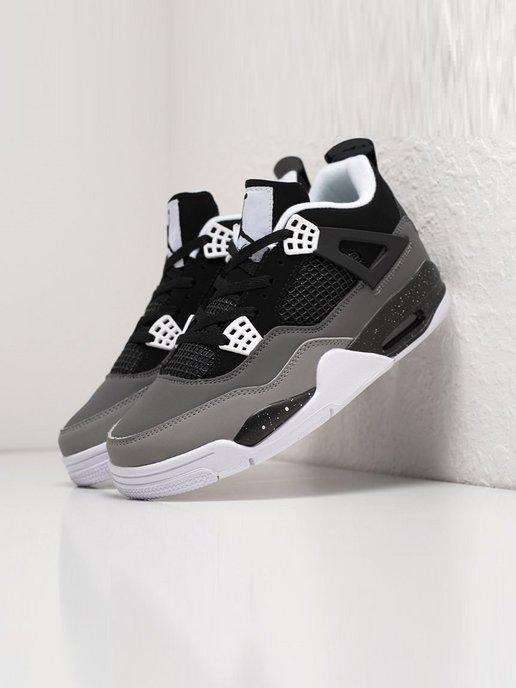 Кроссовки джорданы Air Jordan 4 retro спортивные