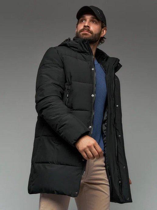 ADAMS | Куртка зимняя удлиненная с капюшоном