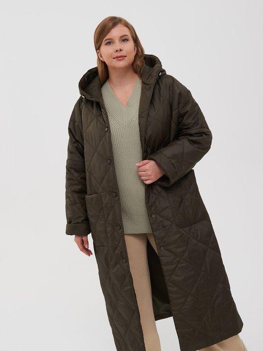 Городской шик - пальто женское с капюшоном