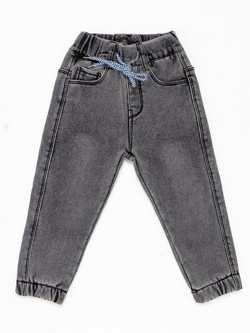 Утепленные джинсы на резинке