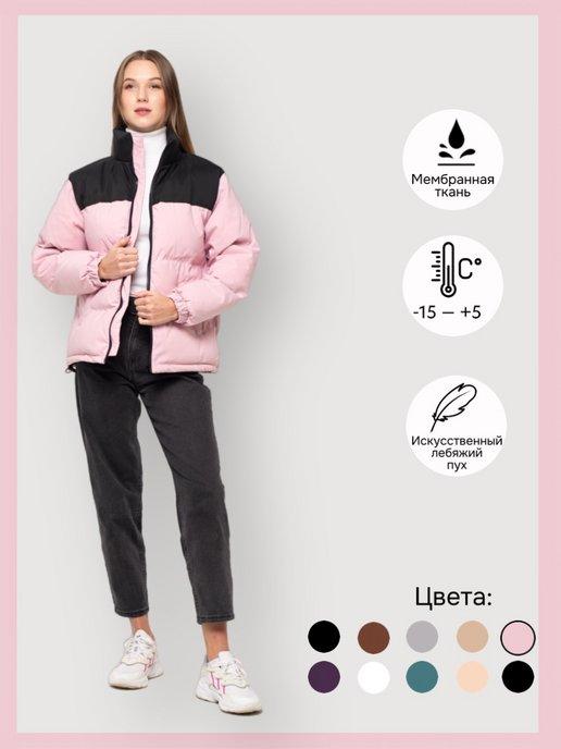 New Store | Куртка на всену с высоким воротом barbie