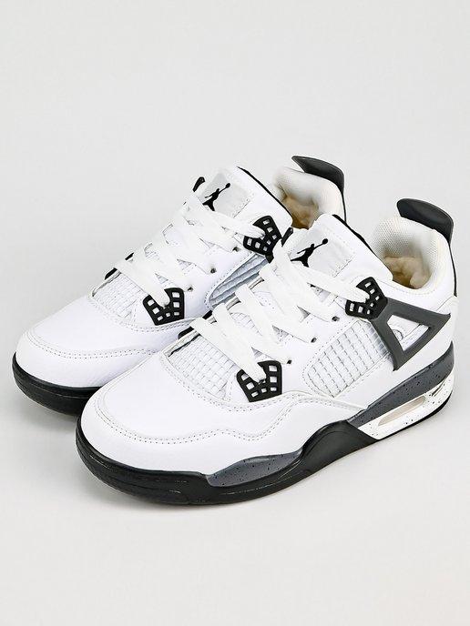 Кроссовки Air Jordan 4 retro Зимние с мехом