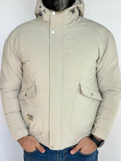 SH-fashion | Куртка бомбер для мужчин с капюшоном