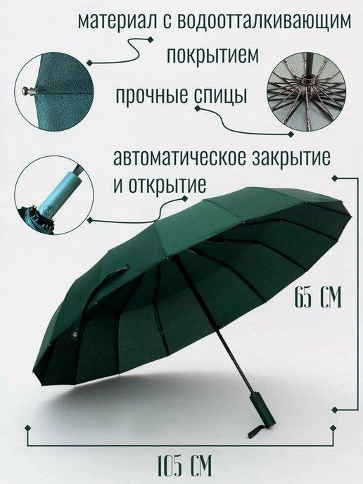 зонт мужской женский классический