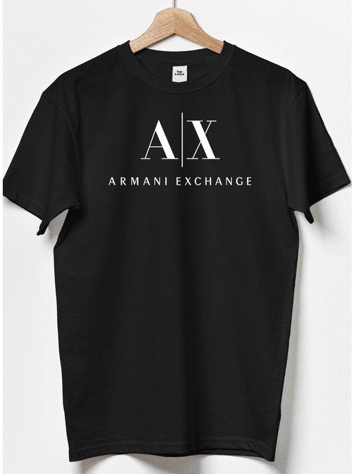 Футболка с принтом Armani Армани