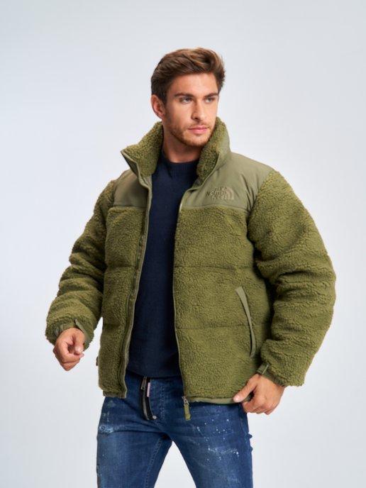 Куртка мужская зимняя с капюшоном зимняя оверсайз унисекс