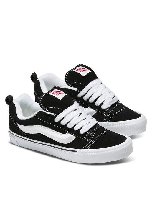 Кеды KNU SKOOL black true white скейтерские кроссовки