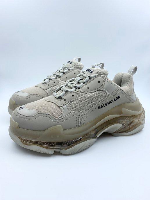 Кроссовки на платформе Balenciag triple s