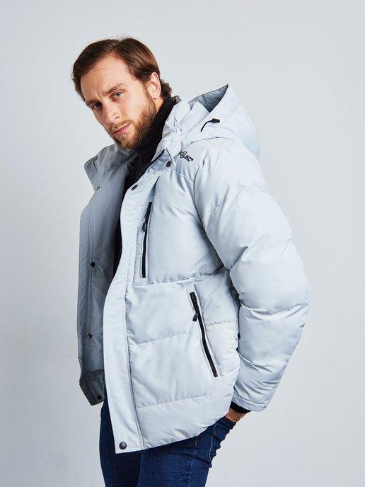 Куртка мужская зимняя с капюшоном демисезонная
