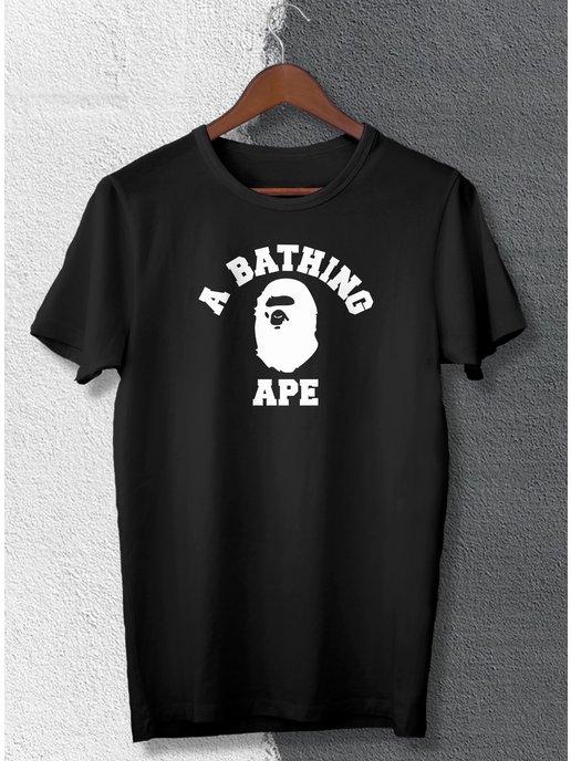 Футболка с принтом Bape