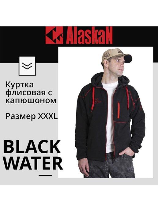 Куртка флисовая Black Water XXXL с капюшоном